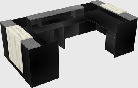 Reception desk u-shape