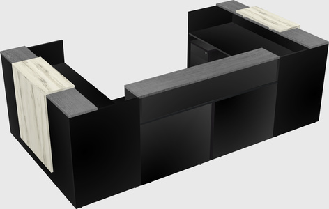 Reception desk u-shape