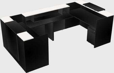 Reception desk u-shape