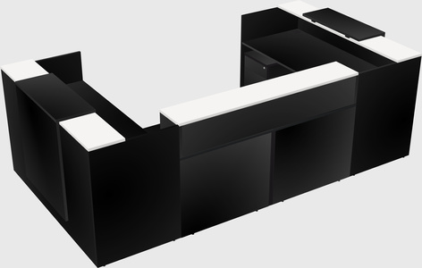 Reception desk u-shape