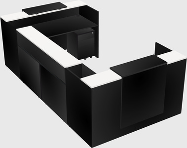 Reception desk u-shape