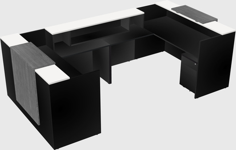 Reception desk u-shape
