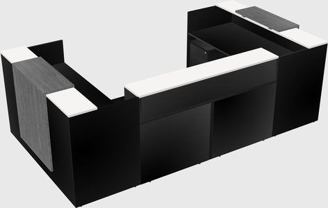 Reception desk u-shape