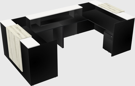 Reception desk u-shape