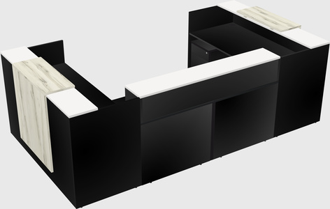 Reception desk u-shape