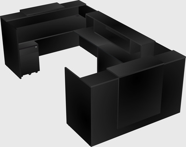 Reception desk u-shape