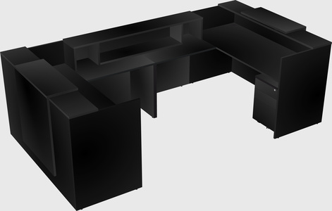 Reception desk u-shape