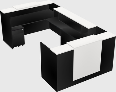 Reception desk u-shape