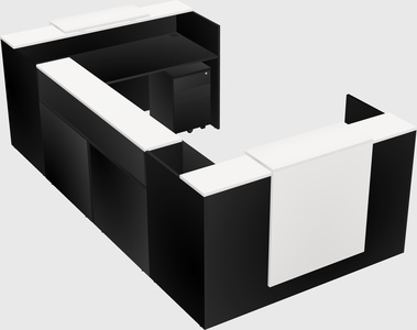 Reception desk u-shape
