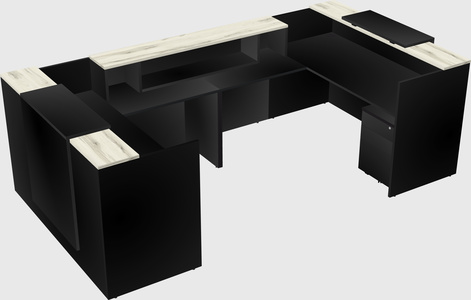 Reception desk u-shape