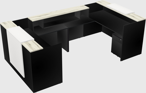 Reception desk u-shape