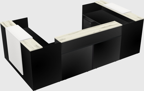 Reception desk u-shape