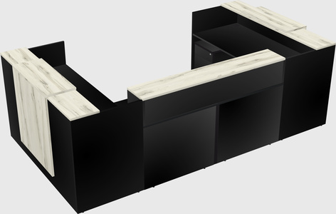 Reception desk u-shape