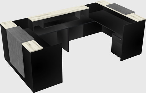 Reception desk u-shape