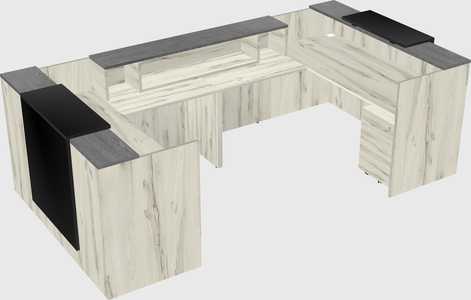 Reception desk u-shape
