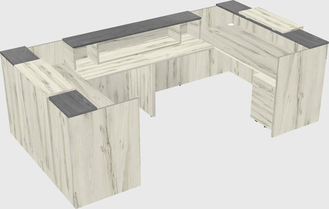 Reception desk u-shape