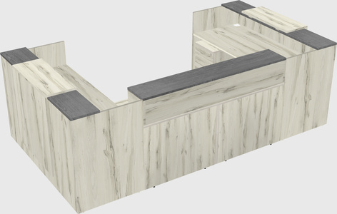 Reception desk u-shape