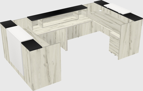 Reception desk u-shape