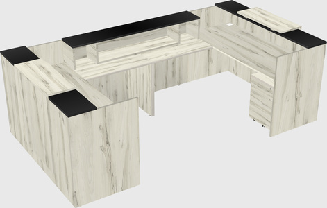 Reception desk u-shape