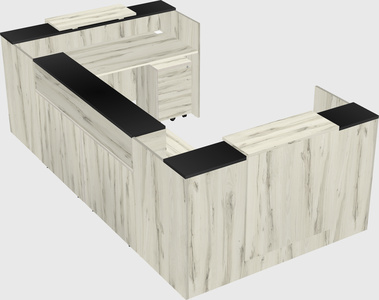 Reception desk u-shape
