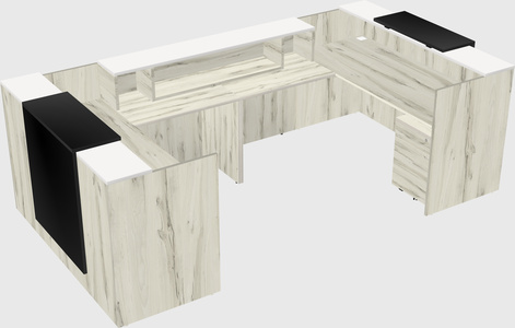 Reception desk u-shape