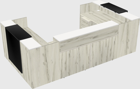 Reception desk u-shape