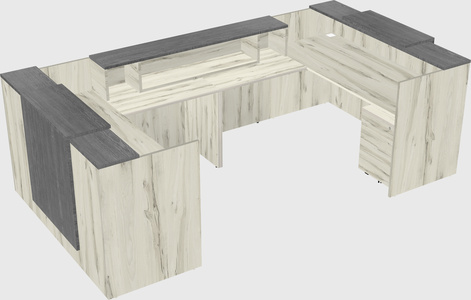 Reception desk u-shape