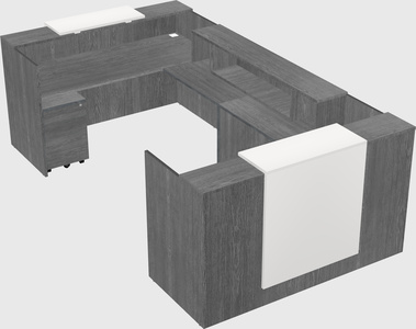 Reception desk u-shape