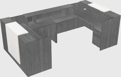 Reception desk u-shape