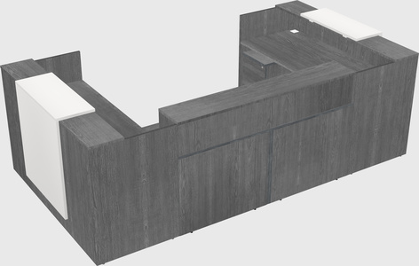 Reception desk u-shape