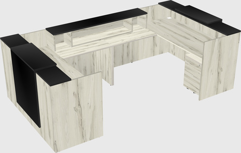 Reception desk u-shape