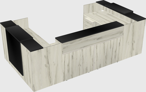 Reception desk u-shape
