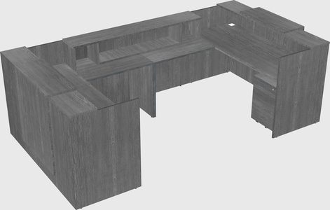 Reception desk u-shape