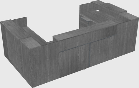 Reception desk u-shape