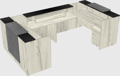 Reception desk u-shape