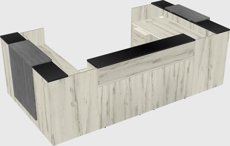 Reception desk u-shape