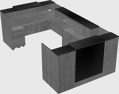 Reception desk u-shape
