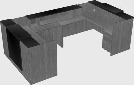 Reception desk u-shape