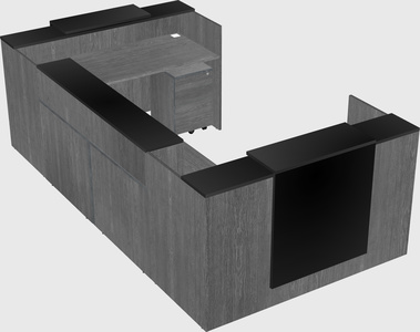 Reception desk u-shape