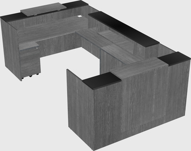 Reception desk u-shape