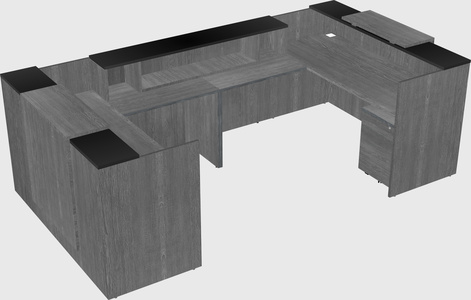 Reception desk u-shape
