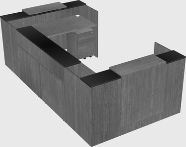 Reception desk u-shape