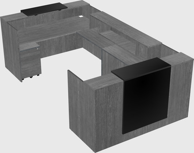 Reception desk u-shape