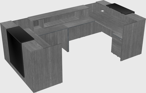 Reception desk u-shape