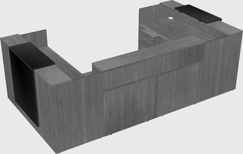 Reception desk u-shape