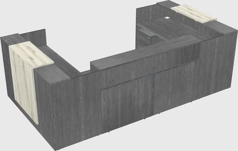 Reception desk u-shape