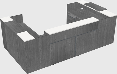 Reception desk u-shape