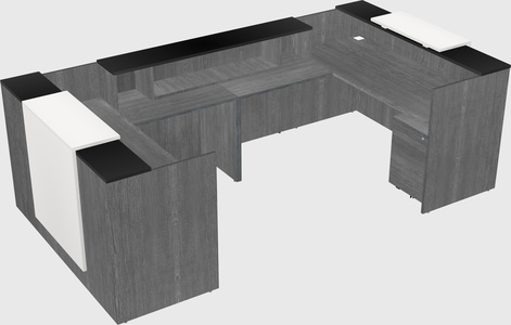 Reception desk u-shape