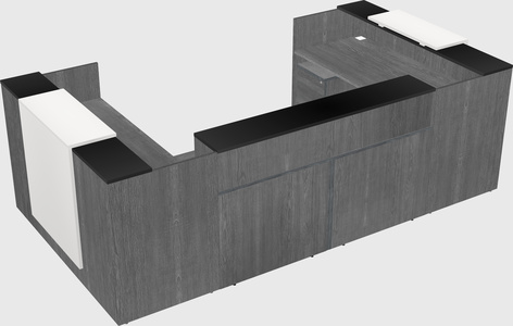Reception desk u-shape
