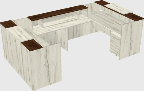Reception desk u-shape